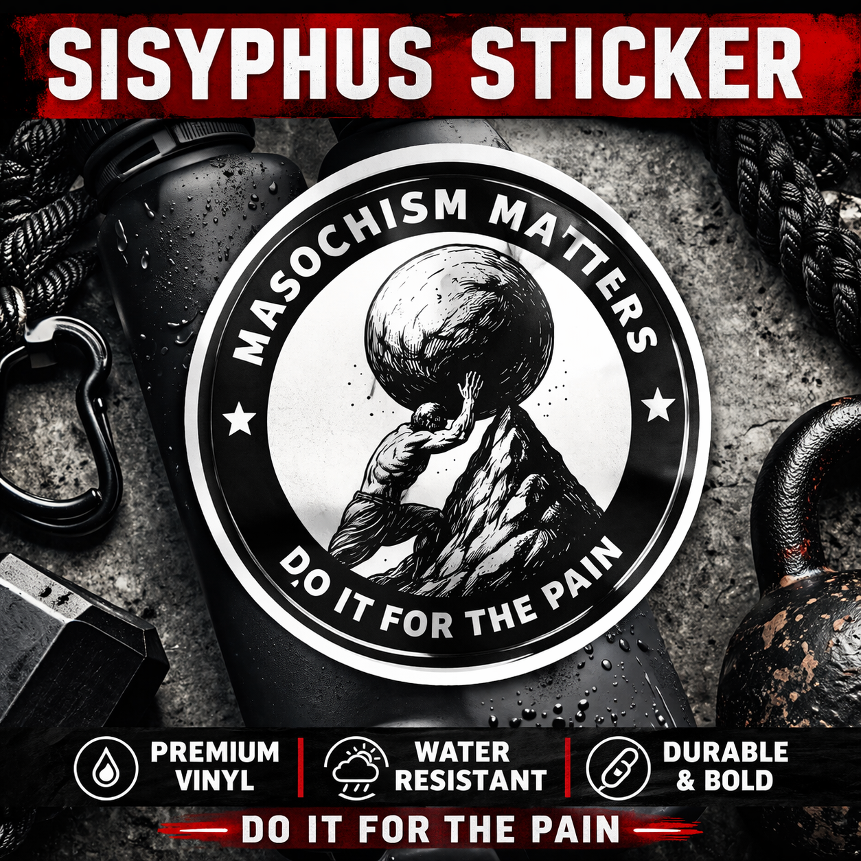 Sticker - Sisyphus - Do It For The Pain