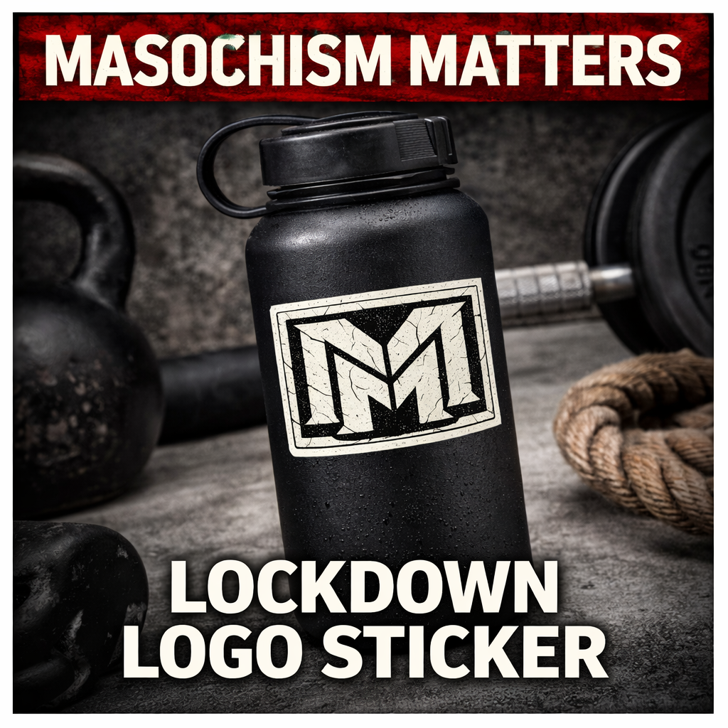 Sticker - Masochism Matters - Logo Lockdown