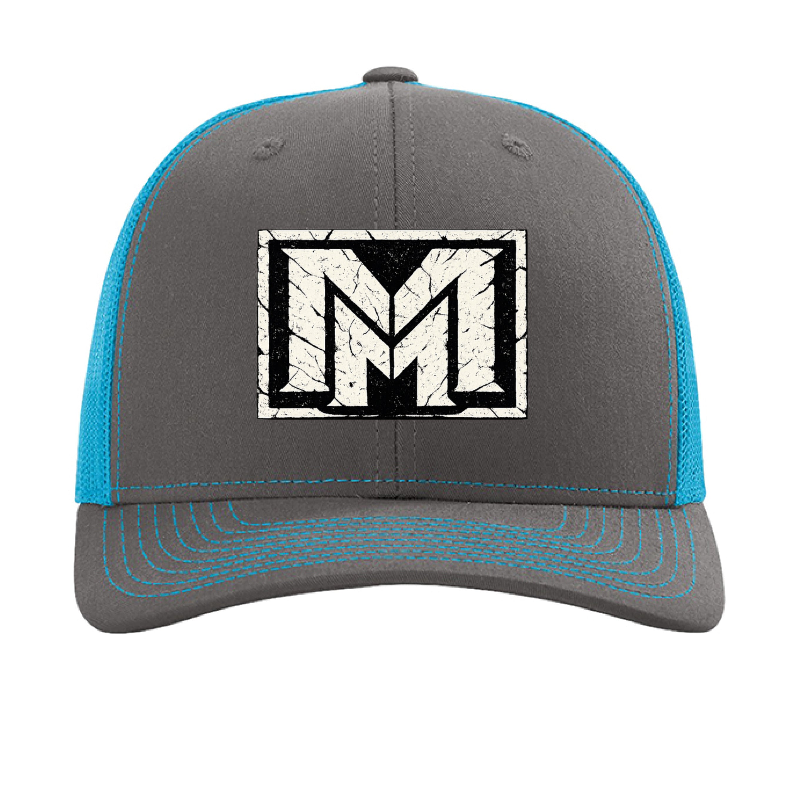 Charcoal/ Neon Blue - FRONT