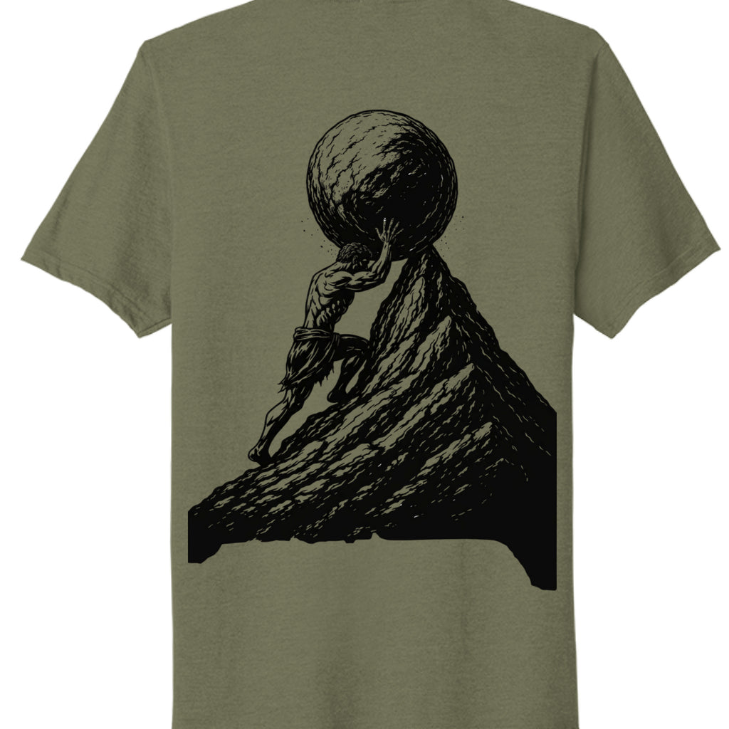 Military Green Heather - BACK