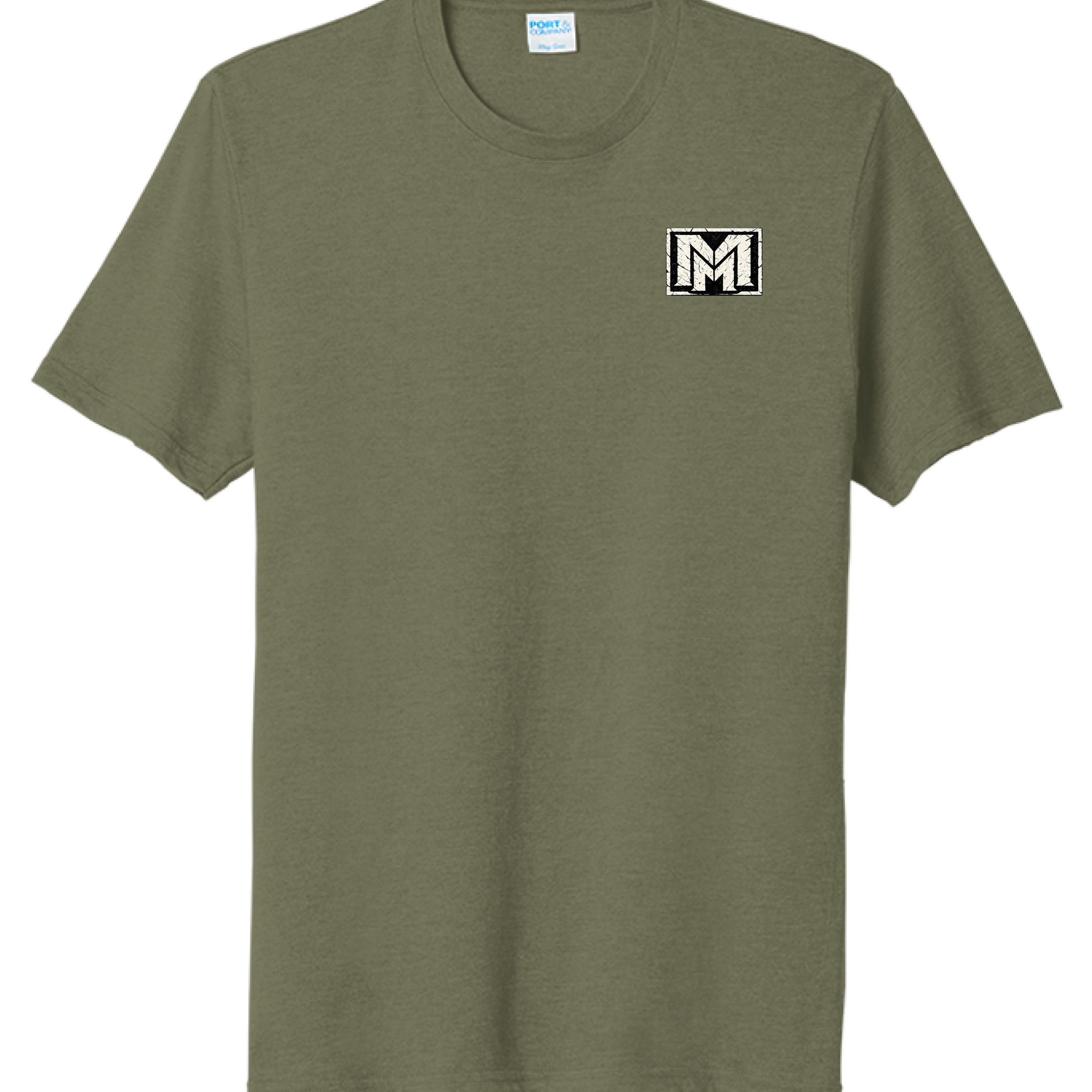 Military Green Heather - FRONT